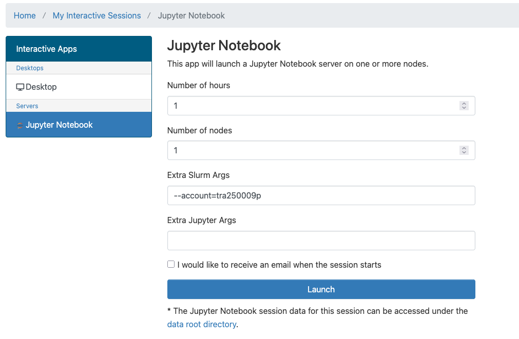 Launch Jupyter Notebook Placeholder